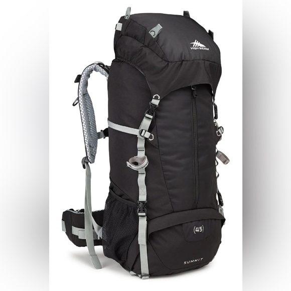 High Sierra Summit 45 Black Backpack - Picture 1 of 15